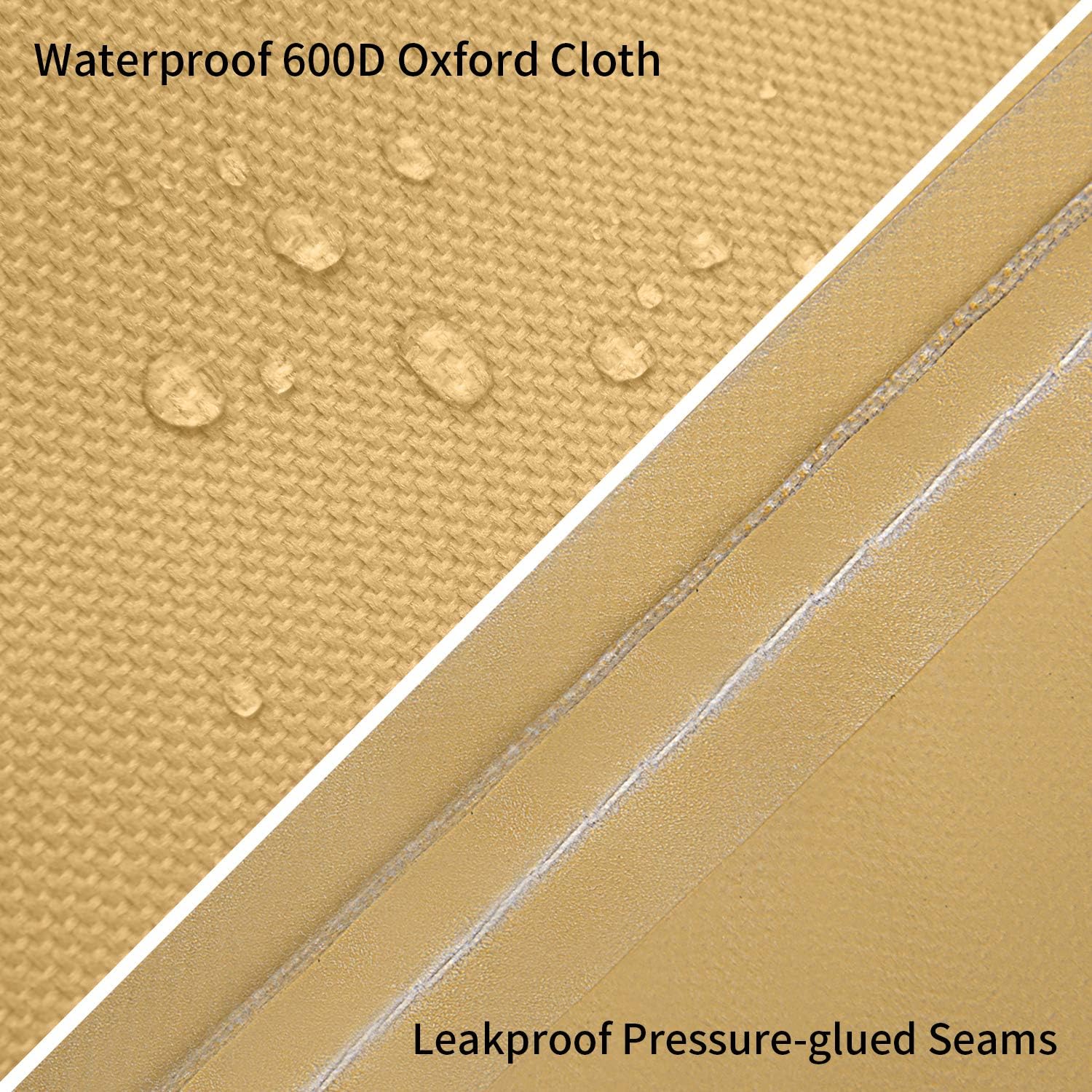 Sunkorto Patio Sofa Loveseat Cover, Waterproof Deep Seat Furniture Cover for Outdoor Balcony, 58x32.5x31 Inch : Garden & Outdoor