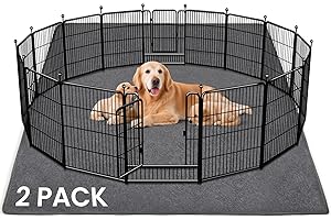 FURWEY Extra Large Washable Pee Pads for Dogs Super Absorbent Dog Training Pads Non-Slip Waterproof Pet Training Pads Mats Wh