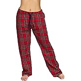 Active Club Cotton-Blend Flannel Pajama Pants for Women (Small - 2X sizes)