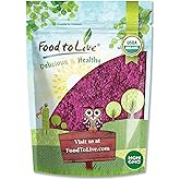 Food to Live - Organic Freeze-Dried Red Dragon Fruit Powder, 4 Ounces – Non-GMO, Raw Pitahaya, Pitaya Vegan Superfood, Bulk, Non-Irradiated, Great for Drinks