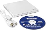 Hitachi LG GP60 External DVD Drive Slim Portable USB 2.0 8x White view 3