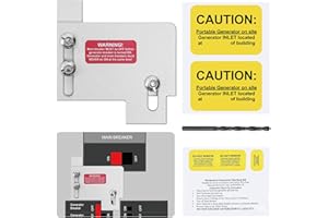 SENSHARE Generator Interlock Kit Compatible with Eaton/Cutler Hammer CH Interlock Kit 150 or 200 Amp Panels, TAN Breaker Only, 1 1/2 inches Spacing Between Main and Branch Breaker, Fits Panels PRE 2019