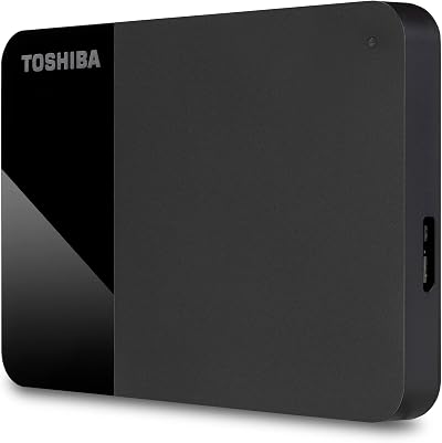 Toshiba Canvio Ready 1TB External HDD USB 3.2 Gen 1 Black HDTP310EK3AA