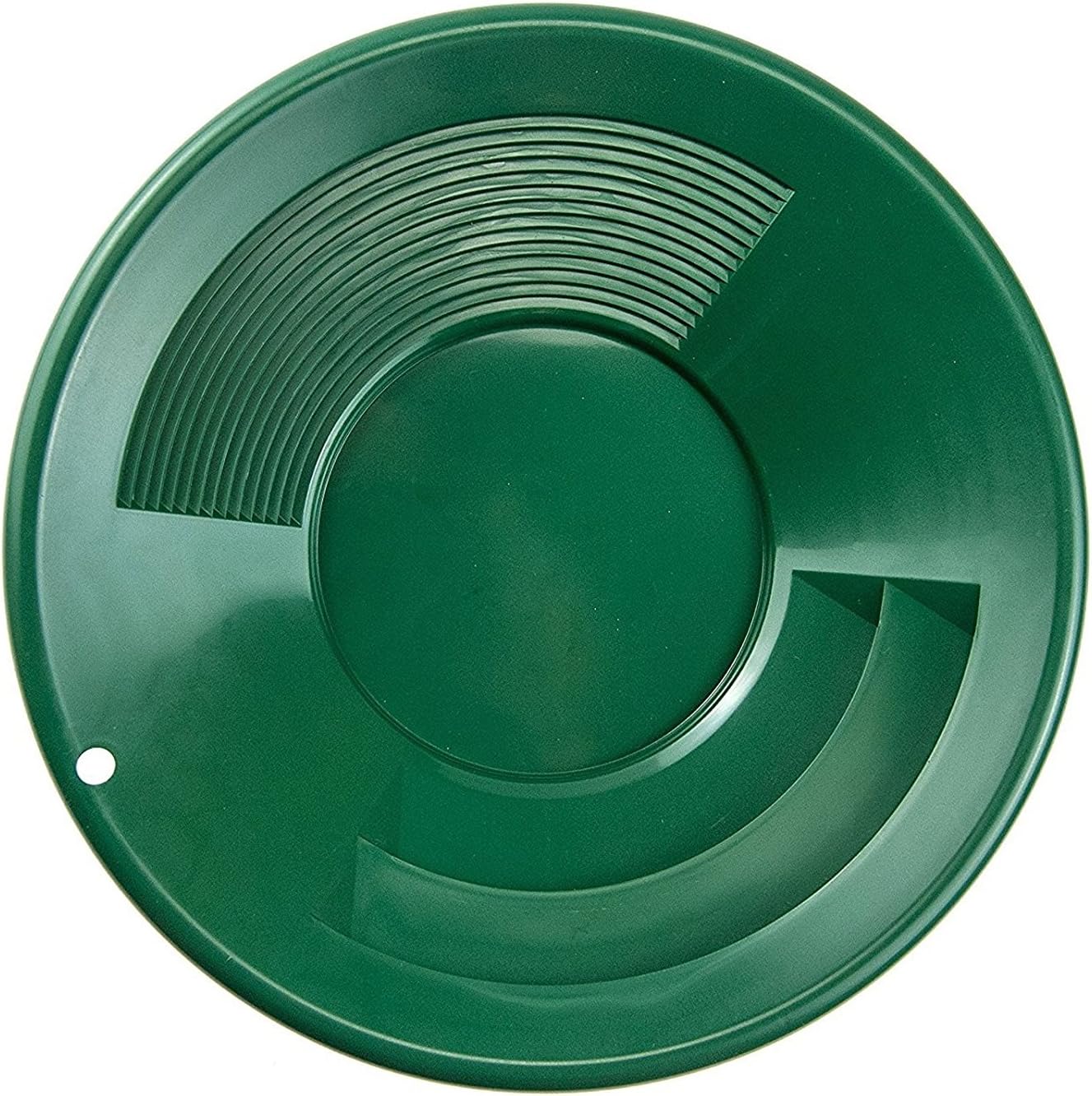 SE GP1001BL 10-Inch Plastic Gold Mining Pan Green (4-pack)