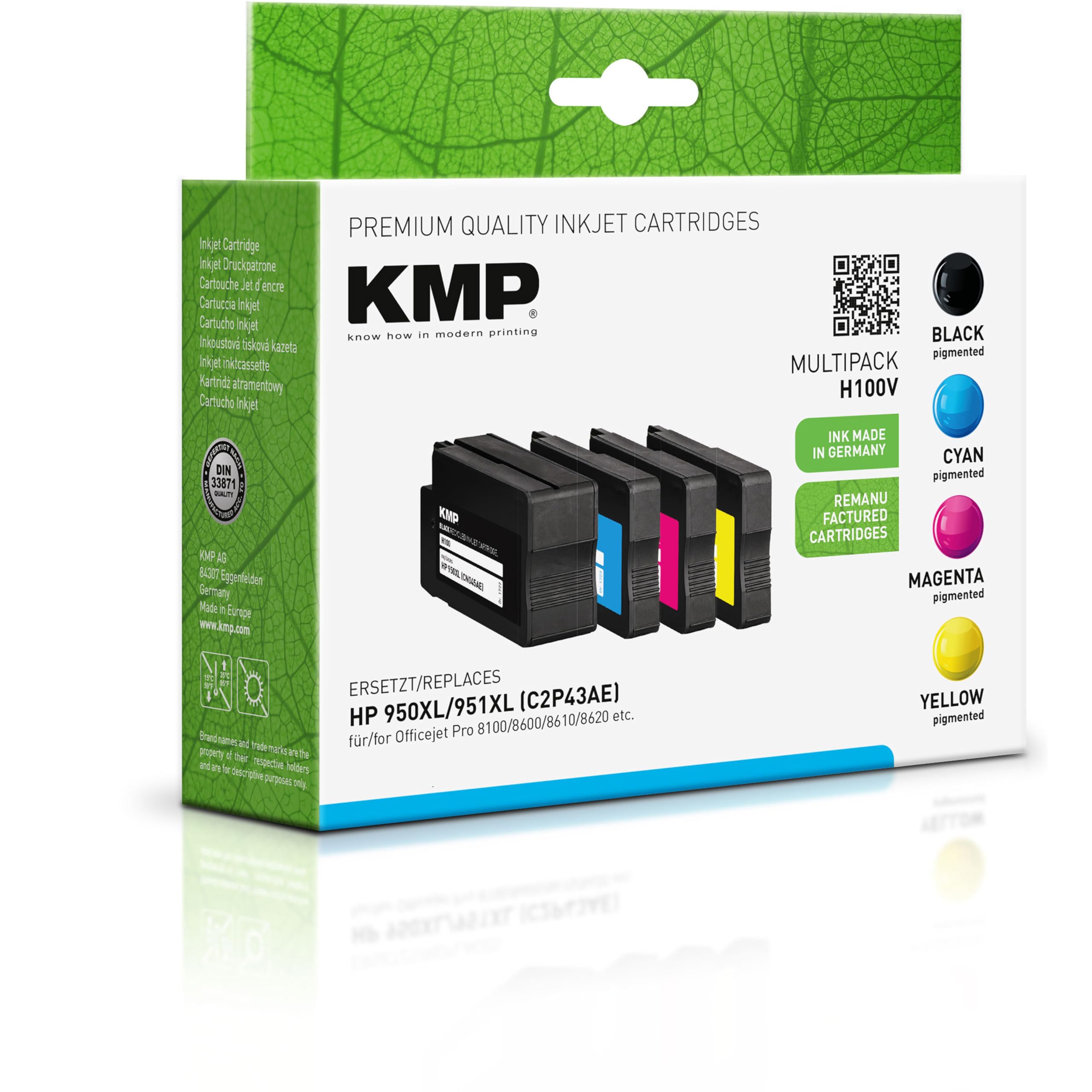 KMP Multipack for HP Officejet pro 8600 e-All-in-One, HP Officejet Pro 8600 H100 V