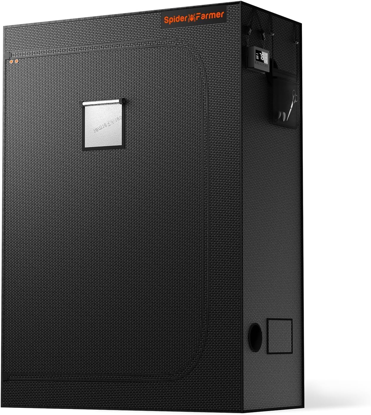 1680D High Reflect Mylar Hydroponic Double Thicker Grow Tents 70x140x200CM 2'x4' ft with Observation Window and Floor Tray Growing Tents 48"x24"x78" Inches Indoor Plant Growing