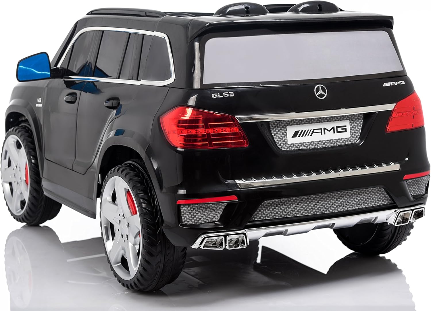 Mercedes Gl63 Amg Elektroauto Fur Kinder 12 V Mit Ledersitz Und Gummirader Und Fernbedienung In Schwarz Spielzeug Kinderfahrzeuge Suenaacampo Com