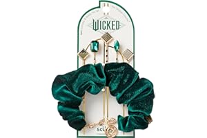 Wicked Emerald City Scrunchie Bobby Pin set - hair clips - hair accessories - hair accessories for girls - gifts for her - Scunci by Conair - 6PK