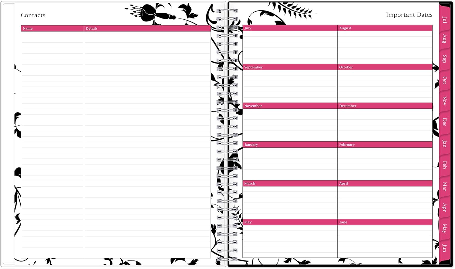 Blue Sky 2020-2021 Academic Year Monthly Planner, Flexible Cover, Twin-Wire Binding, 8" x 10", Analeis : Office Products