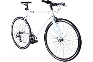 Golden Cycles Velo-7 Urban Commuter Bike, 7 Speed Golden Series Road Bike with 700c Wheels. Ideal for Teens and Adults - The Bike Comes in Different Sizes