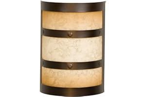 Craftmade CH1415-OBG Designer Metal and Glass Door Chime, Oiled Bronze Gilded (9.5"H x 6.75"W)