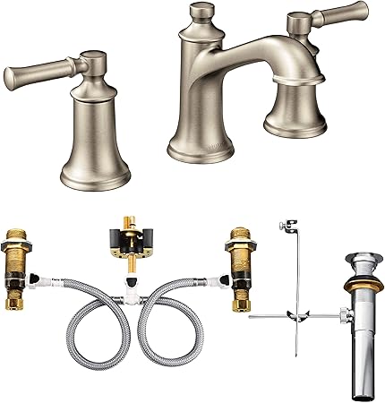 Moen T6805bn 9000 Dartmoor Two Handle Widespread Bathroom Faucet