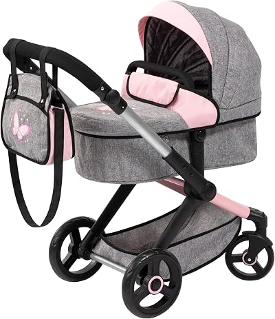 Bayer Design Bayer Baby Dolls Pram XEO Convertible Doll Pushchair 46cm