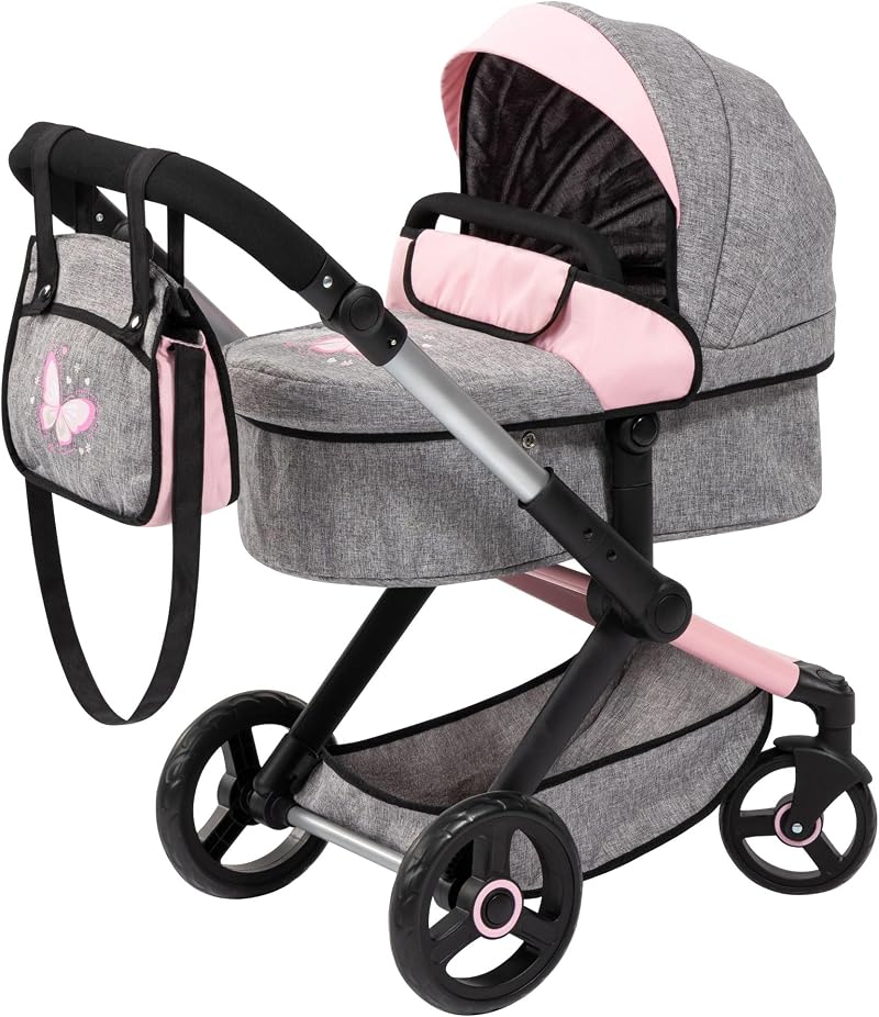 Bayer Design Bayer Baby Dolls Pram XEO Convertible Doll Pushchair 46cm