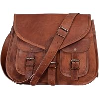 ANUENT Genuine Leather Small Crossbody Purse For Women - Vintage Brown Shoulder Bag, 9 Inch - View #9