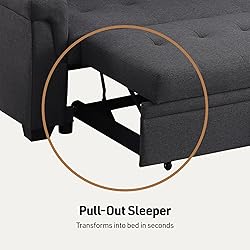 Lilola Home Convertible Sectional Sleeper Sofa Bed