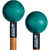Timber Drum Co. Xylophone/Bell Kit Mallets &mdash; MADE IN U.S.A. Percussion | Sticks For Woodblock, Temple Blocks, Glockenspiel &mdash; Extra Hard Rubber with Solid Birch Handles, 15.125"