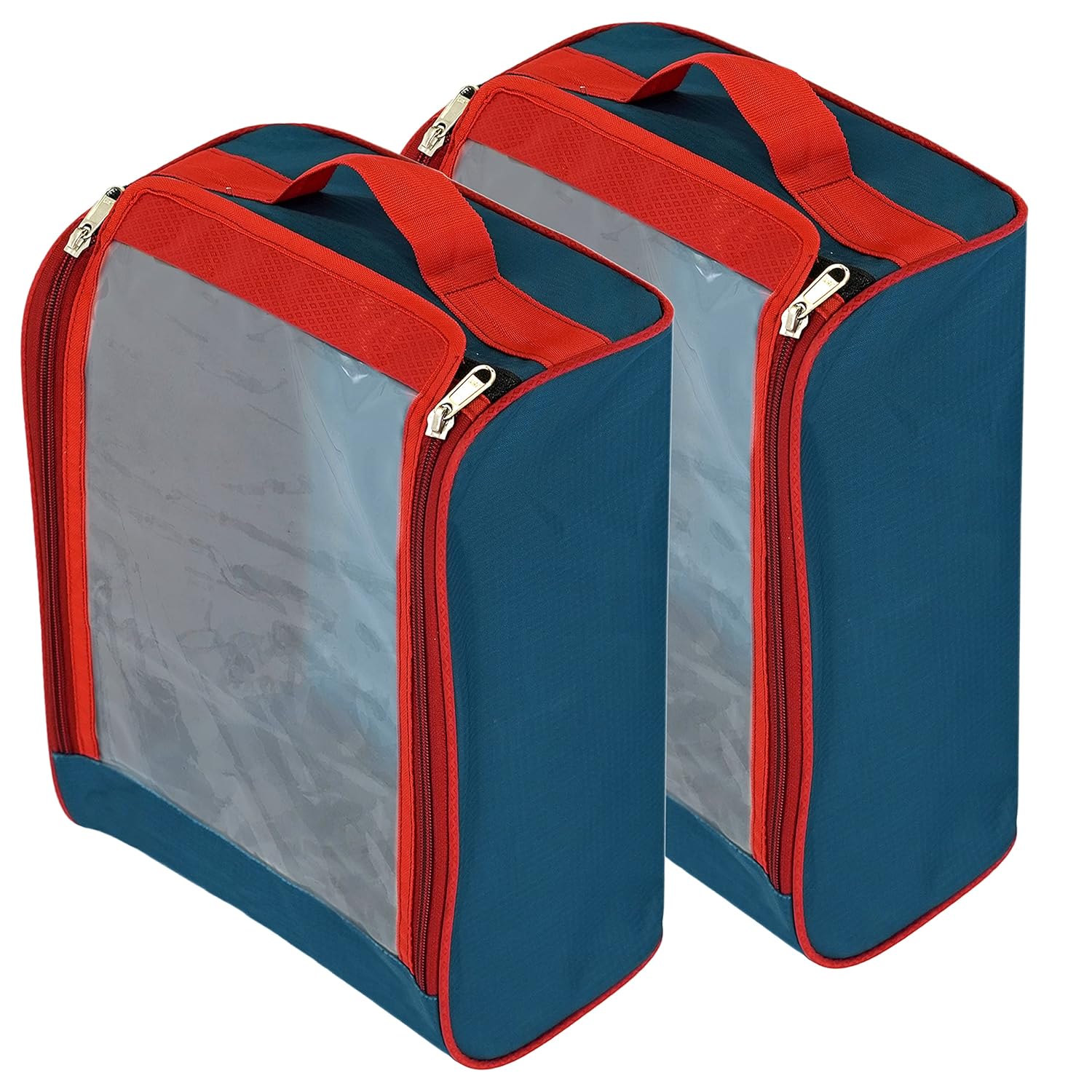 Storite 2 Pack Nylon Travel Shoe Bags Multipurpose Portable Travelling