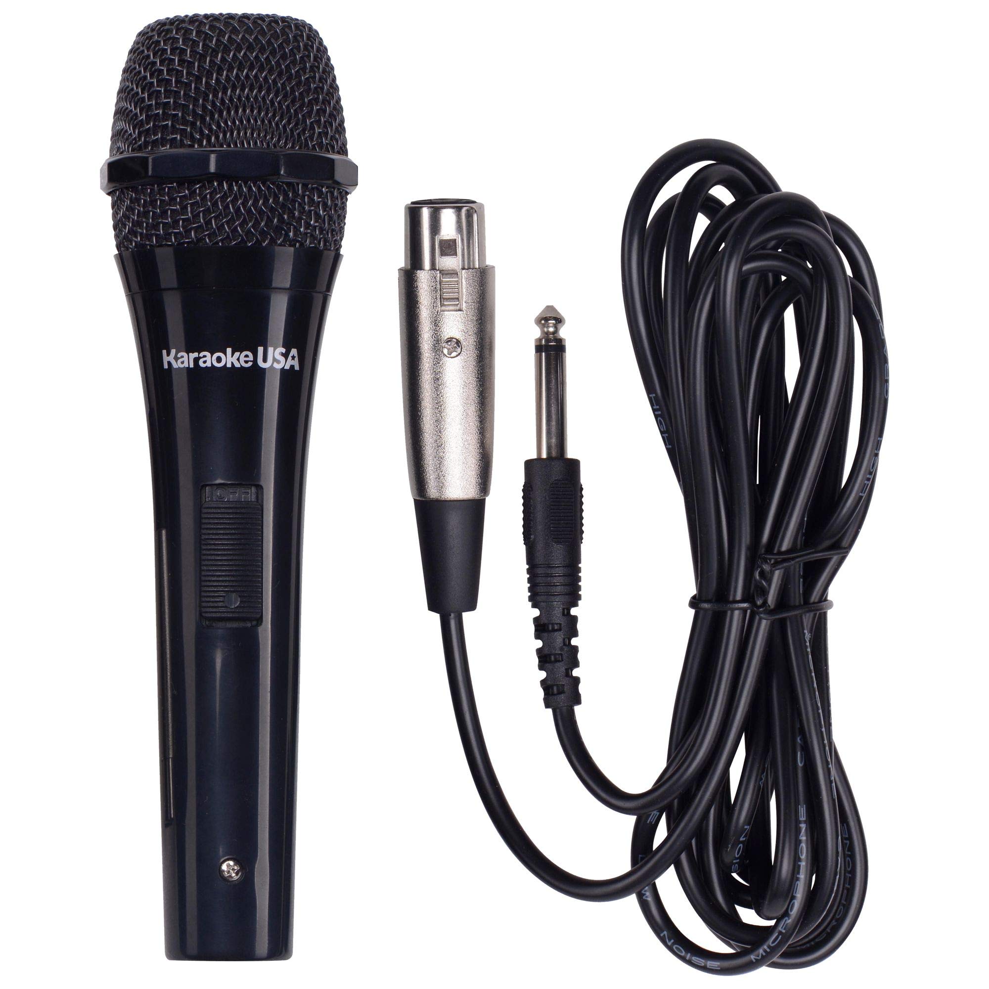 Karaoke USA M189 Professional Dynamic Microphone (Detachable Cord)