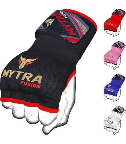 Guanti Da Boxe Semi Contact Mytra Fusion Per MMA, Muay Thai E Allenamento - Imbottitura EVA, Chiusura Velcro, Design Traspirante
