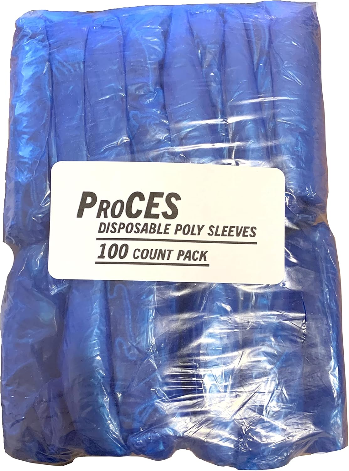 ProCES Arm/Sleeves Covers - Pack of 100 - Polyethylene - Blue - Painting, Repair,- 18": Clothing