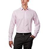 Calvin Klein Mens Dress Shirt Regular Fit Non Iron Stretch Solid