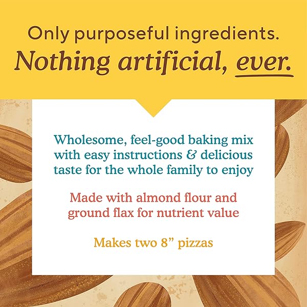 SIMPLE MILLS PIZZA DOUGH BAKING MIX, 9.8 OUNCE BOXES