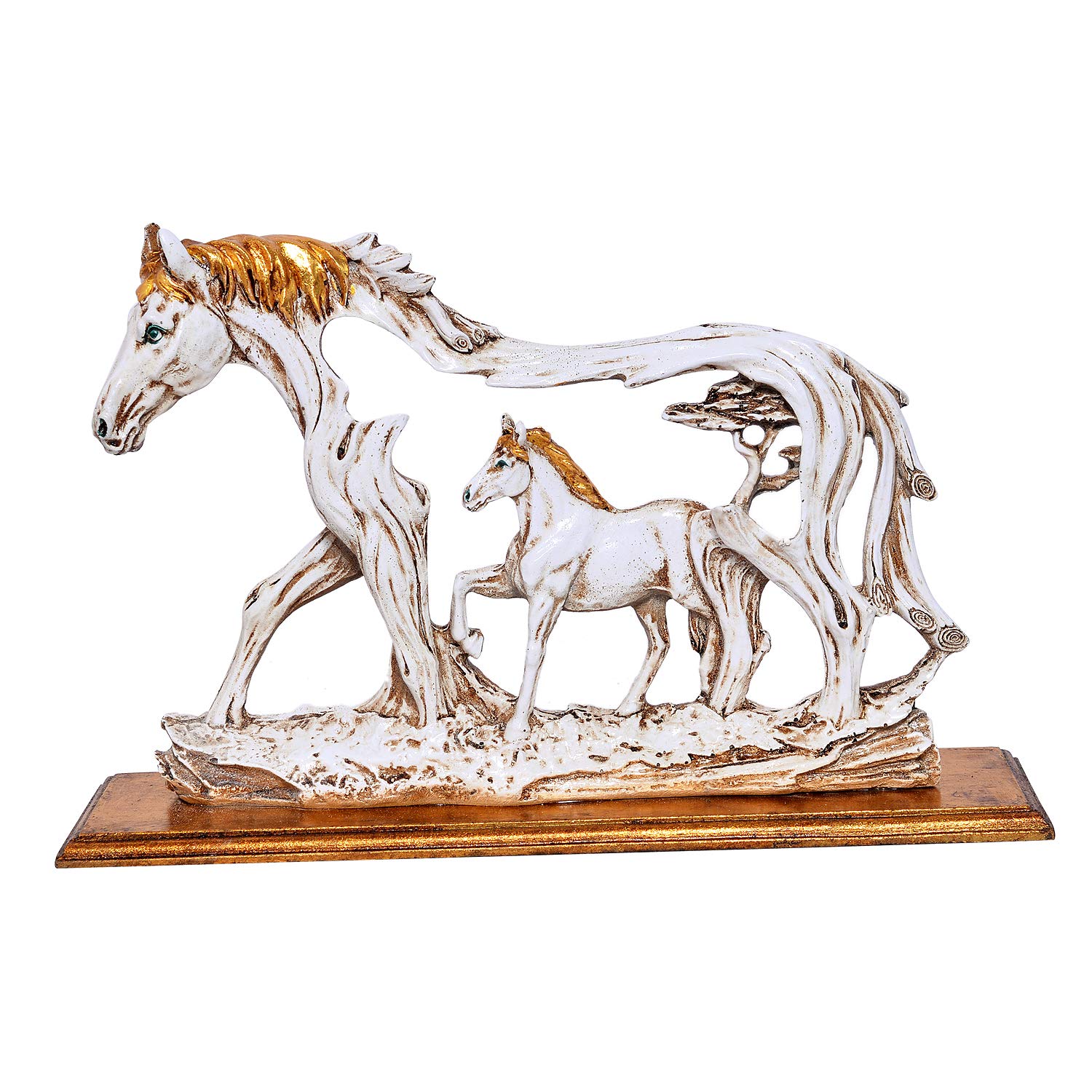 Buy Indian Beautiful Handicraft Resin Horse In Horse Statue Home