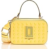 KARL LAGERFELD womens Simone Studded Camera Crossbody