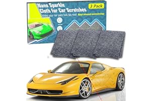 MANN-FILTER 3 Pack Nano Sparkle Cloth for Car Remover, 2024 Upgrade Nano Sparkle Cloth for Car Scratches, Nano Scratch Repair Cloth Buff Out Light Scratches and Water Spots On Car-Gray
