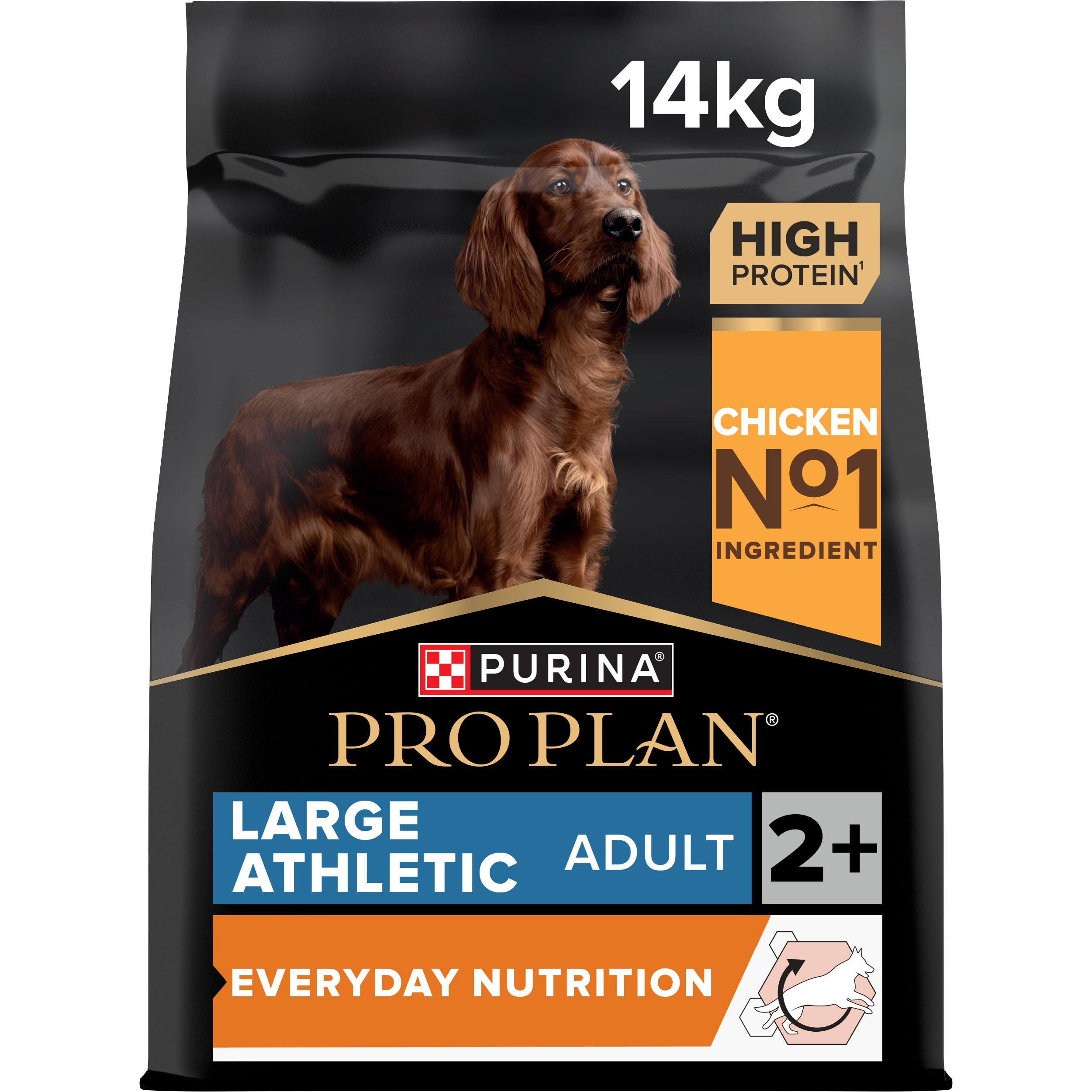 PRO PLAN Large Athletic Adult Every Day Nutrition Chicken Dry Dog Food 14kg