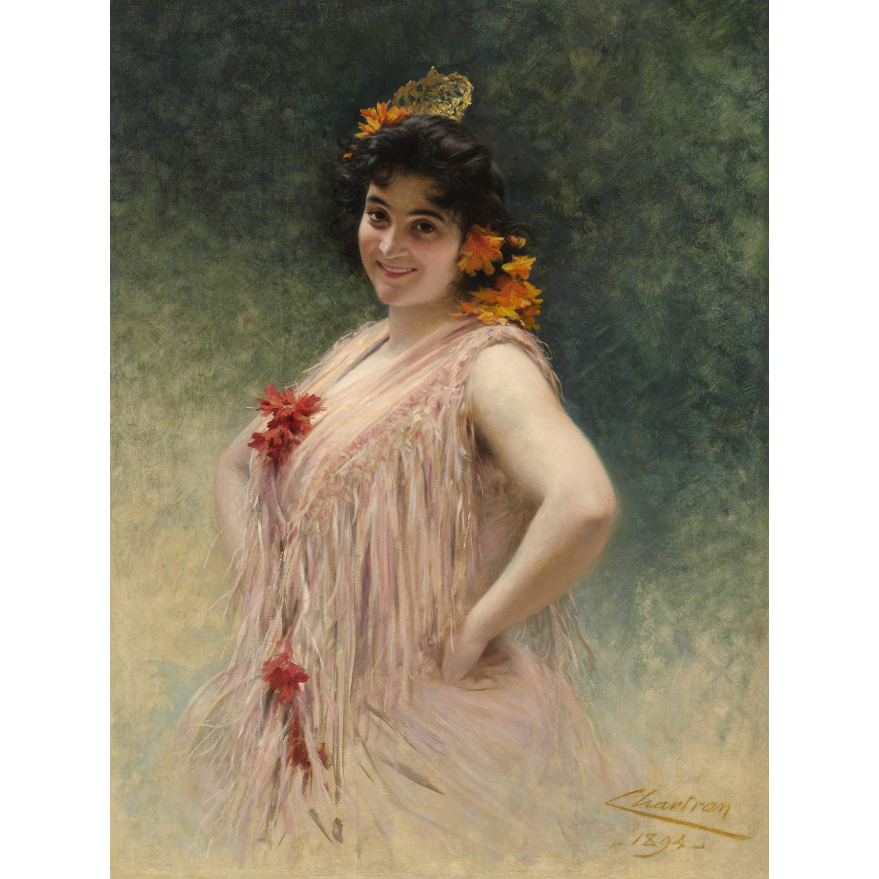 Artery8 Theobald Chartran Emma Calve As Carmen Painting Large Wall Art Poster Print Thick Paper 18X24 Inch