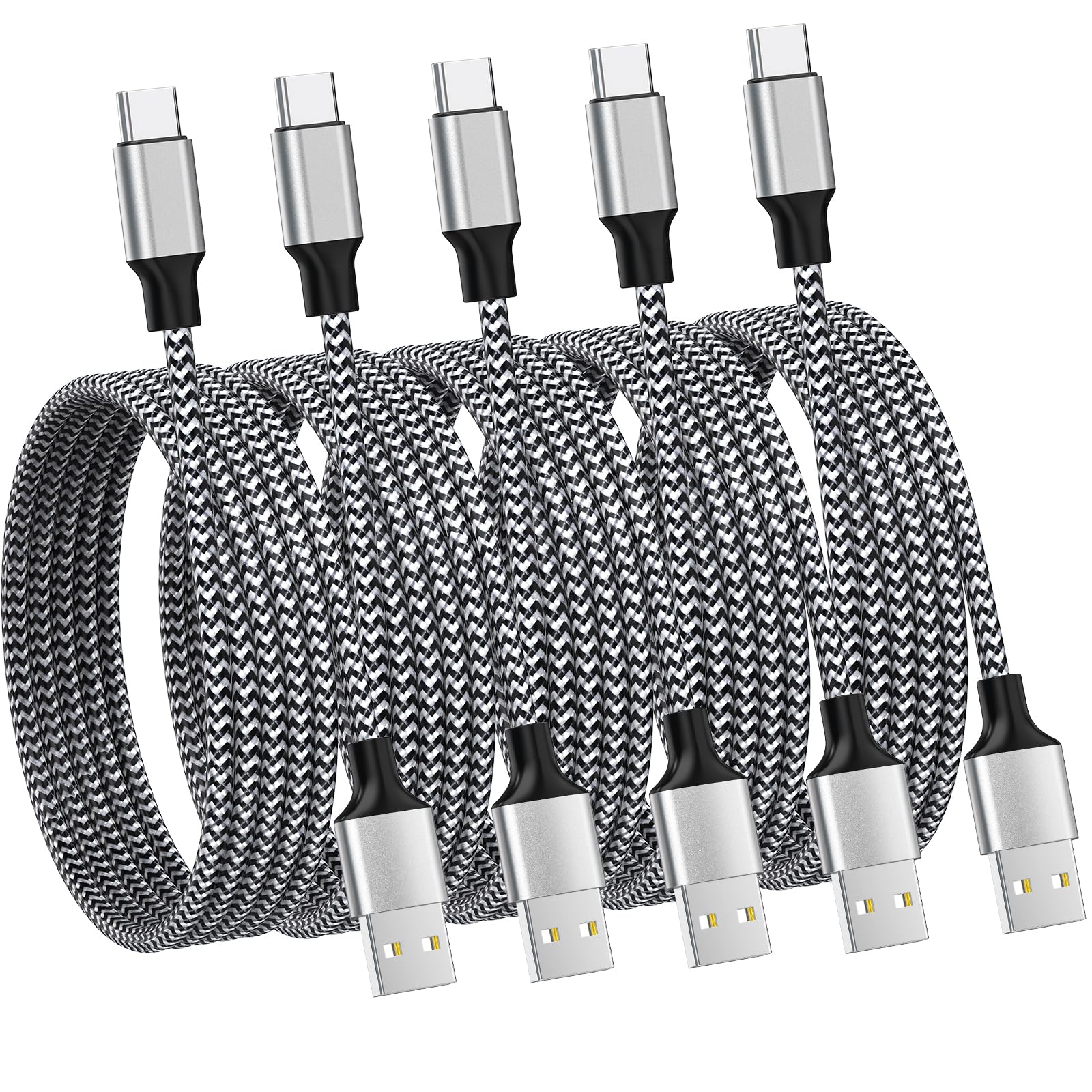 Photo 1 of [Apple MFi Certified] 5Pack Car Carplay Cable for iPhone 17 Car Charger, 3FT USB A to USB C Cable for Car Charger Adapter 3.1A Fast Charging for iPhone 17/Air/16/15 /iPad Pro Air mini Airpods Pro