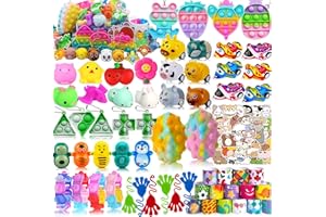 Taulaap 122 Pack Party Favors for Kids 3-5 4-8-12, Treasure Box Toys for Classroom Prizes, Pinata Filler, Goodie Bag Stuffers, Treasure Chest Carnival Prizes Bulk Toys
