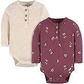 Gerber baby-girls Baby Boys' and Baby Girls' 2-pack Bodysuits