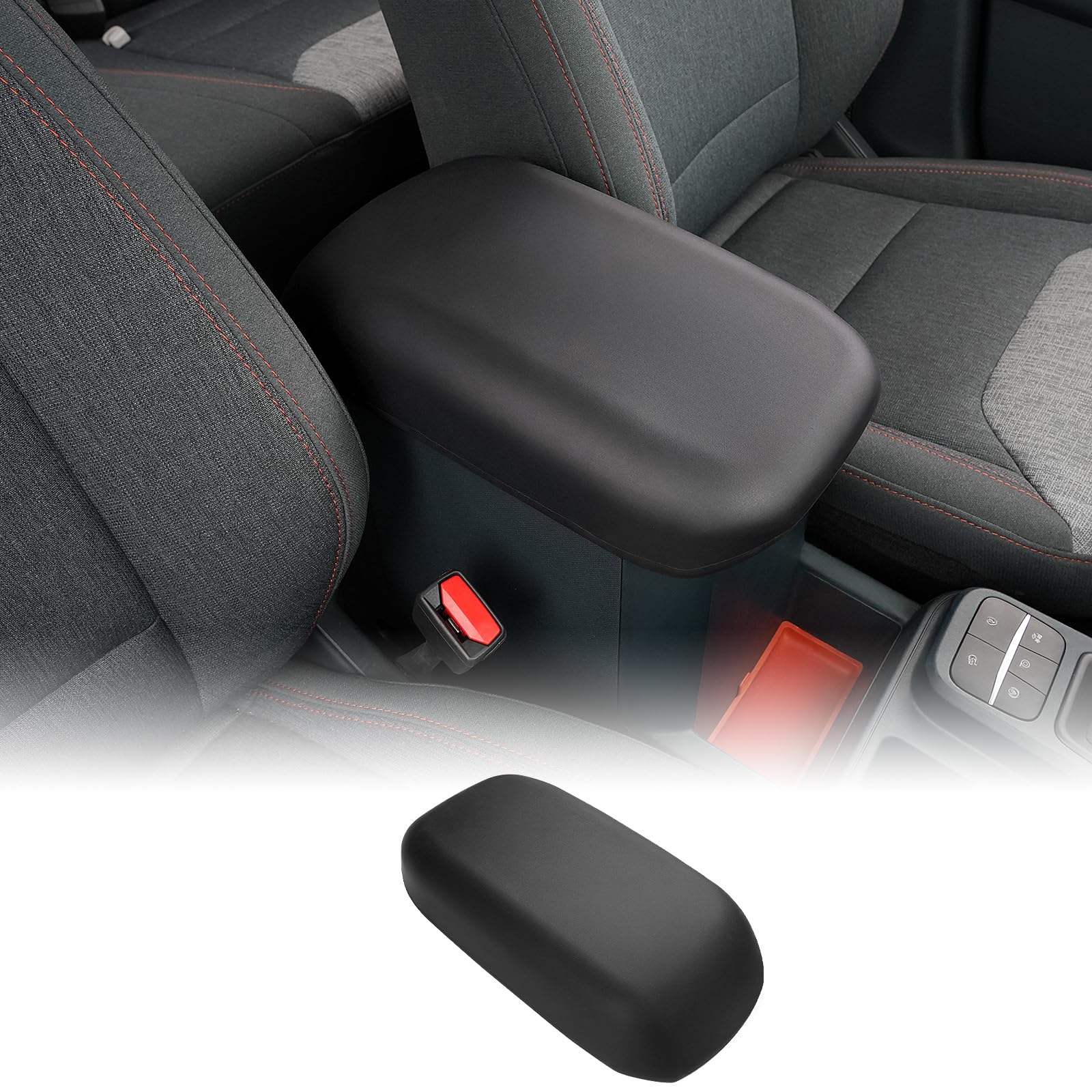 Photo 1 of Mabett Center Console Armrest Cover for Ford Maverick Accessories 2022-2025 TPE Waterproof Scratch-Resistant Pad Protect from Pets Spills Dirt