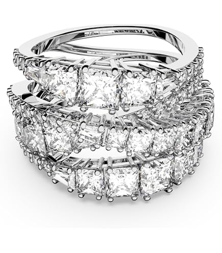 Amazon.com: Swarovski Mesmera Ring, Large Clear Crystal with a
