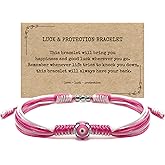 HARACRAFT Red Religious Cross Multiple Color Bracelet, Lucky and Protection String, Inspirational Kabbalah String Of Fate, Surfer Adjustable for Men, Women, Friendship, Newborn, Pregnant