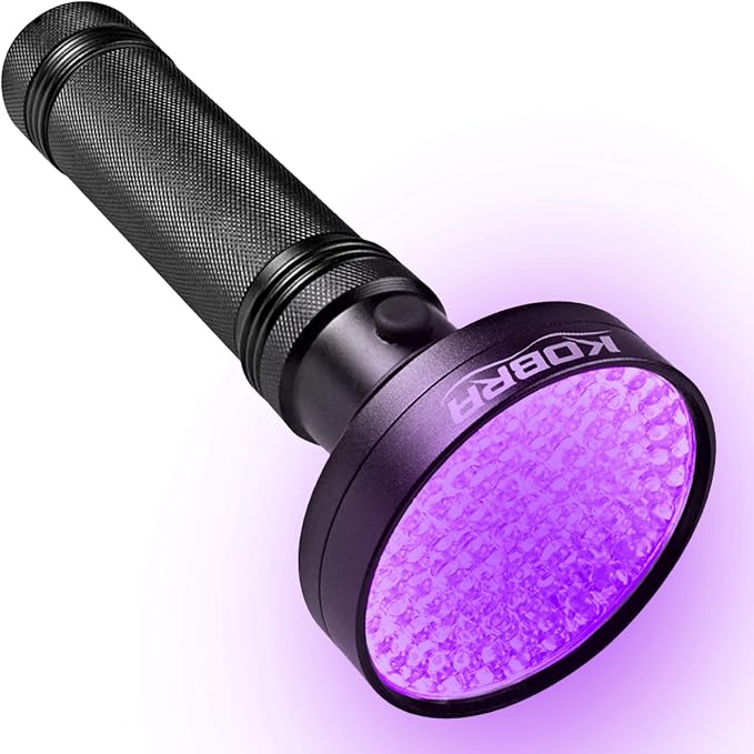 Lampe UV Noire Rechargeable WINNIW - 120 LED, Intensité Variable, Pour Fêtes Fluorescentes, Halloween, Peinture Corporelle