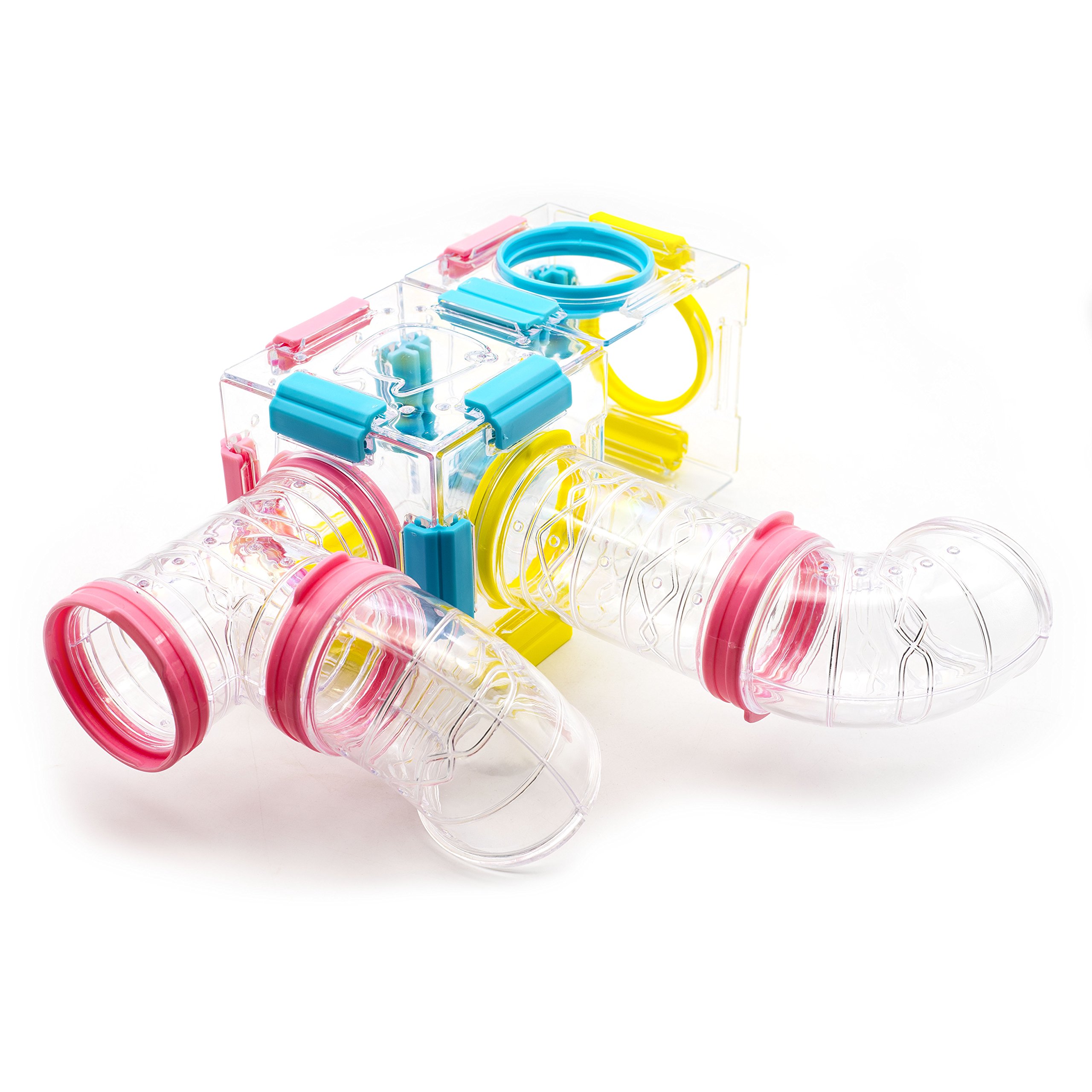 94 Pcs DIY Hamster Tunnel Hamster Tubes and Playground Module, Tube House Platform Cage Accessories for Mouse Other Small Animals