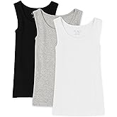 The Children's Place girls Basic Ribbed Tank, 3 Pack