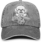 InnoBeta Bichon Frise Mom Gifts Hat for Women, Bichon Frise Gifts for Christmas, Birthday, Adjustable Embroidered Baseball Cap