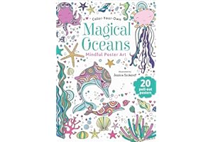 Magical Oceans: Color-Your-Own Mindful Poster Art