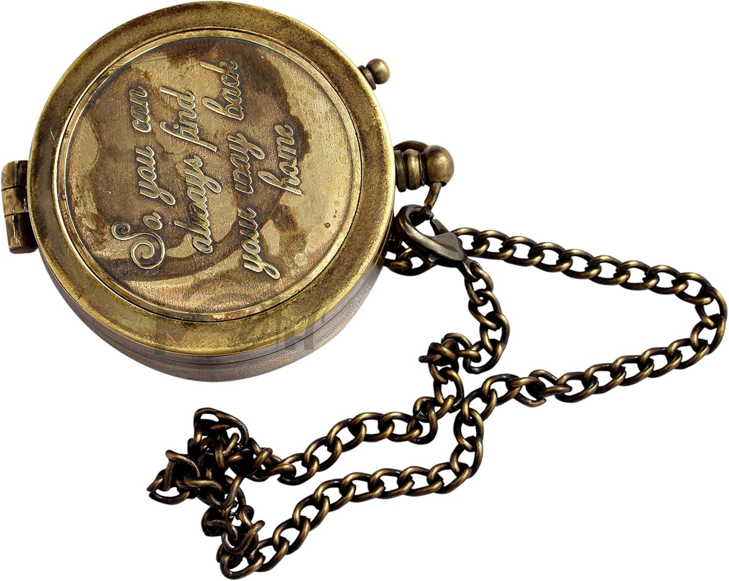 MAH “So You Can Always Find Your Way Back Home”, Camping Compass Engraved with Gift Compass for Christmas. C-3274 : Sports & Outdoors