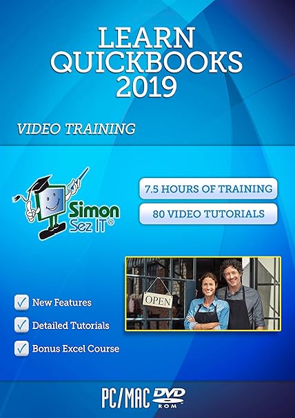 Amazon Com Master Quickbooks 2019 Training Course By Simon Sez It