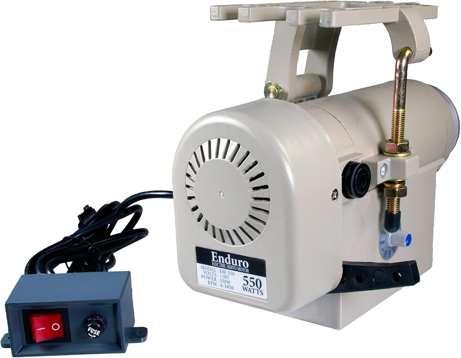 Light Weight Compact Quiet Servo Motor 550 Watts 110 Volts Sewing Machine