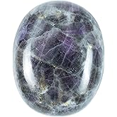 Crocon 50mm Morado opal Large Palm Stone 900+ Carats Pocket Worry Stones for Natural Chakra Balancing Reiki Healing Stones and Crystal Healing Spa Energy Crystals gifts for women