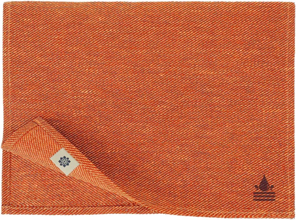Linen & Cotton Waterproof Table Mats Placemats Pietro Set of 2-100% Linen