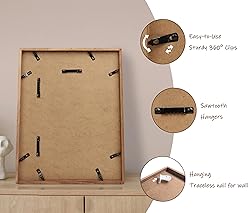 Gdfmsc 18x24 Picture Frame with Mat for