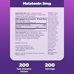 Natrol Melatonin 5mg Fast Dissolve Tablets, Sleep